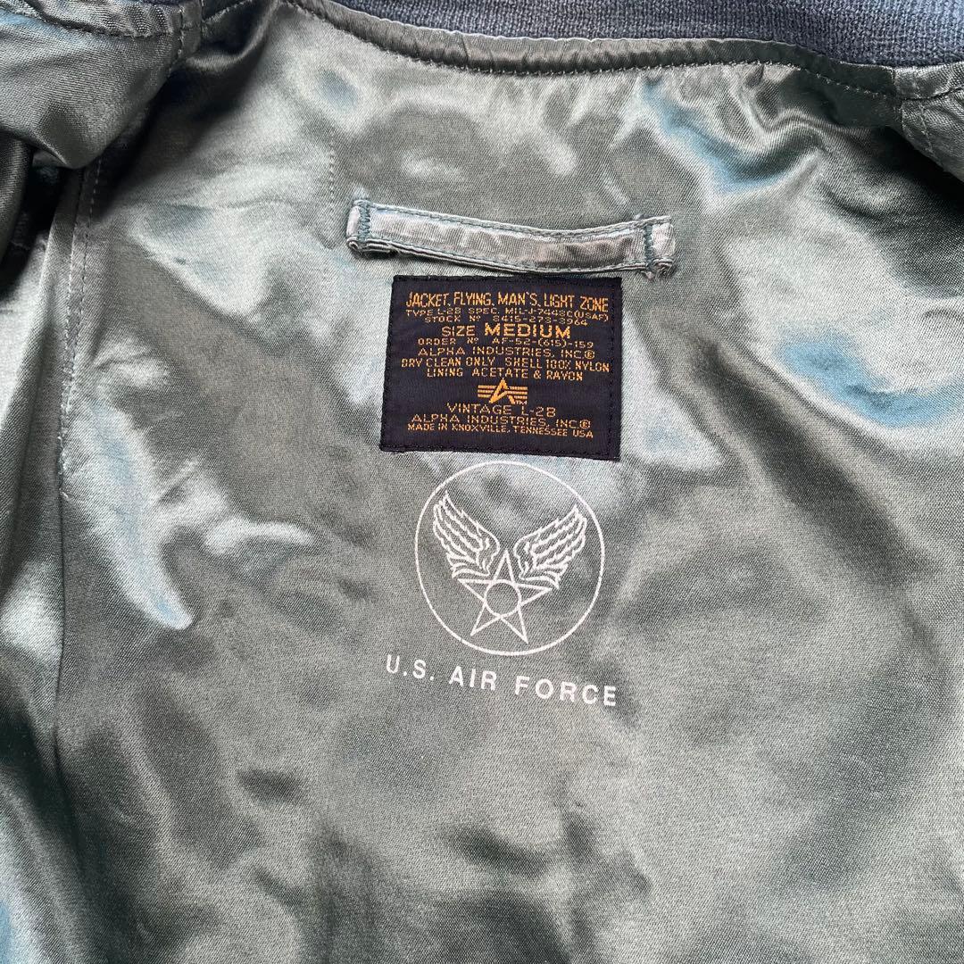 50s 復刻　Alpha L-2B フライトジャケット　USA製　Ma-1