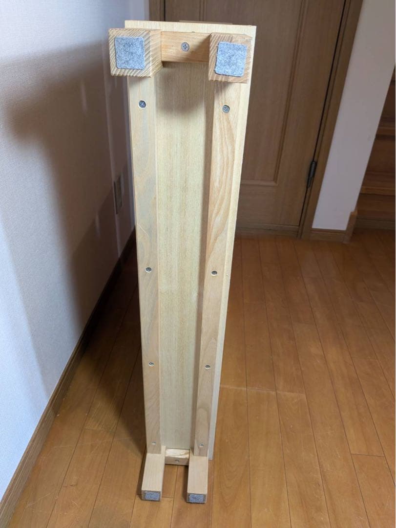 ■送料込■無印良品 木製薄型ラック ワイド小 奥行14cm 本棚 棚