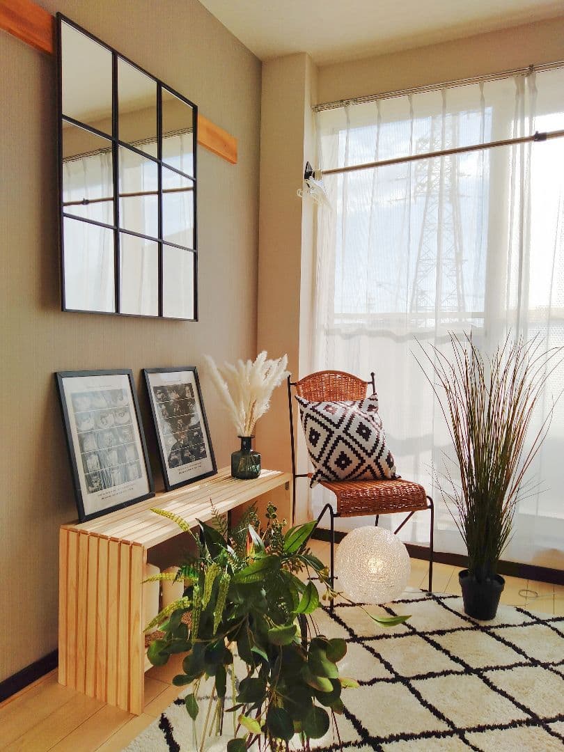 9枚鏡　ミラー　大型ミラー　海外風　カフェ風