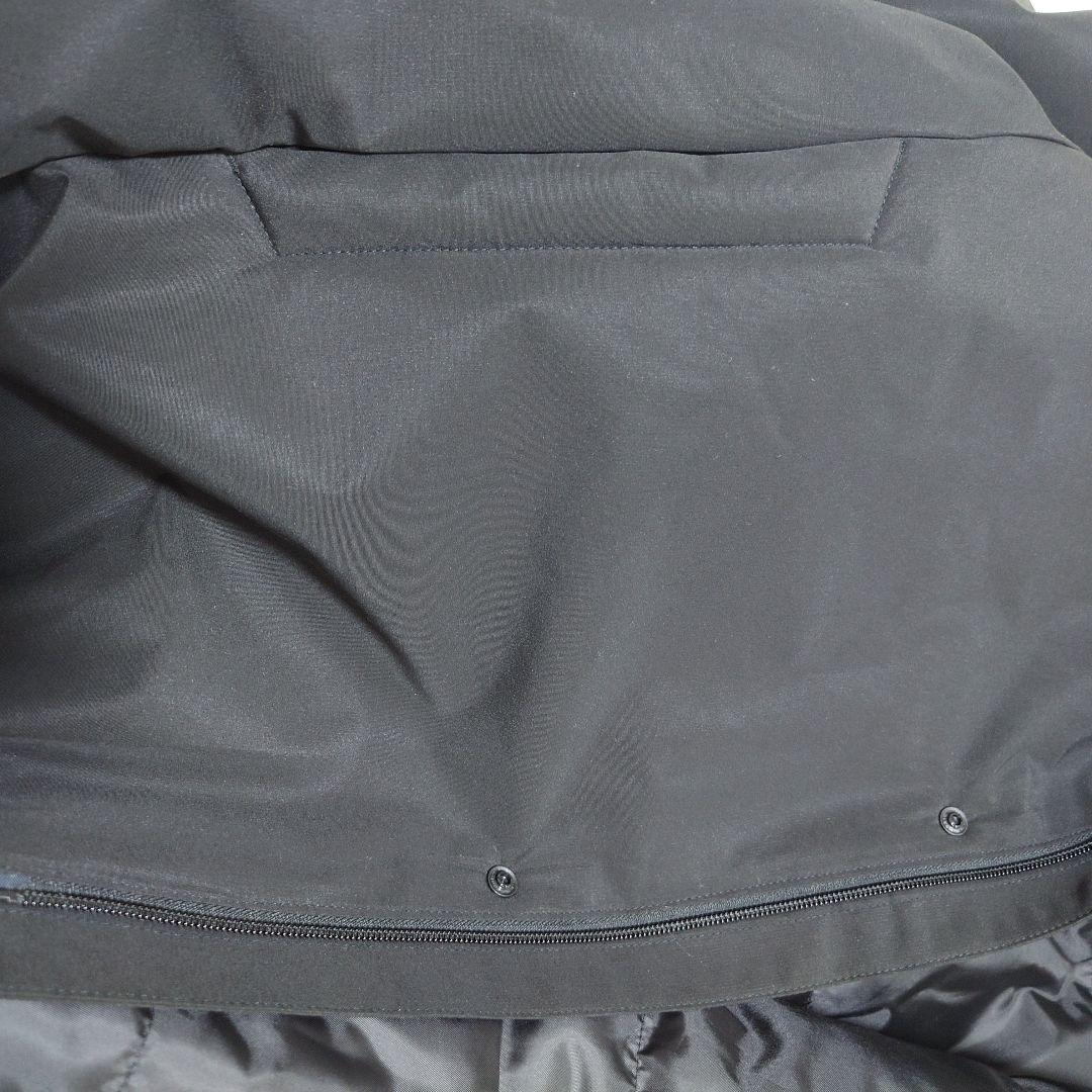 【新品】無印良品 フードジャケットジャンパー XL ブラック メンズ　洗える中綿