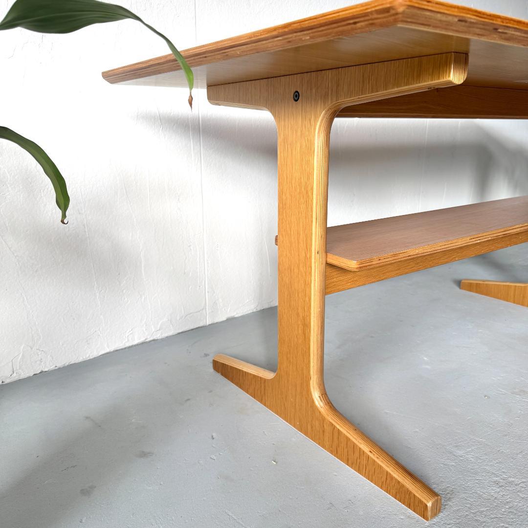 無印良品 リビングでもダイニングでも使えるテーブル２ オーク材 130×65cm