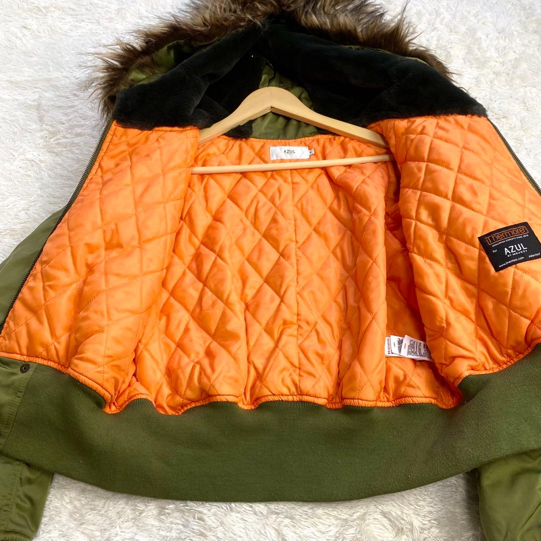 AZUL by moussy N-2B フライトジャケット短丈 y2k 00s