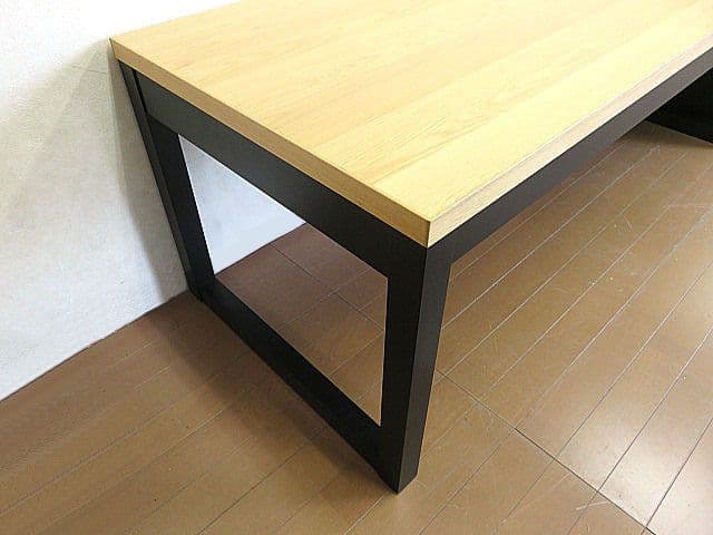 極上美品　カンディハウス カバ柾目材ダイニングテーブル W250cm