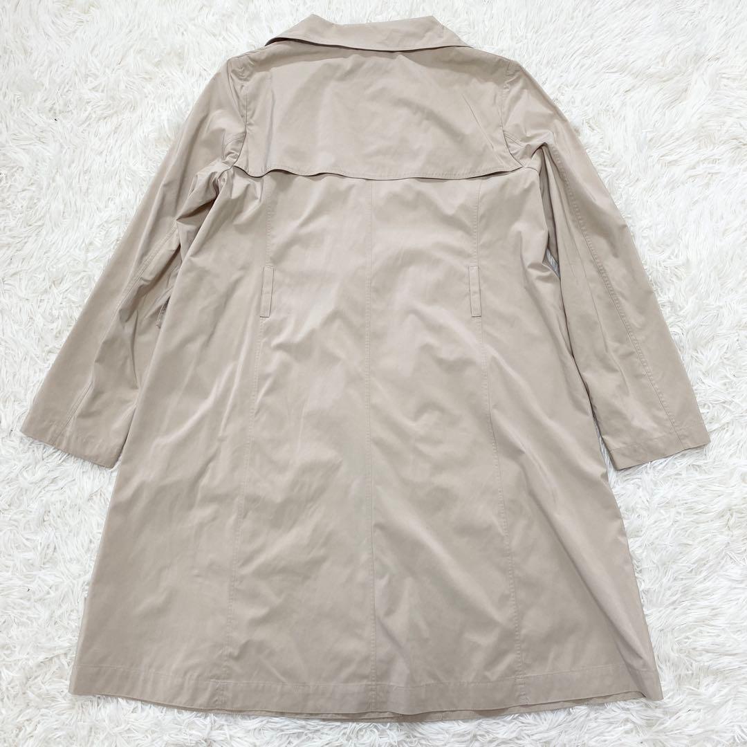 【極美品・L】マッキントッシュ　トレンチコート　ベルト　女優襟　高級生地　大きい