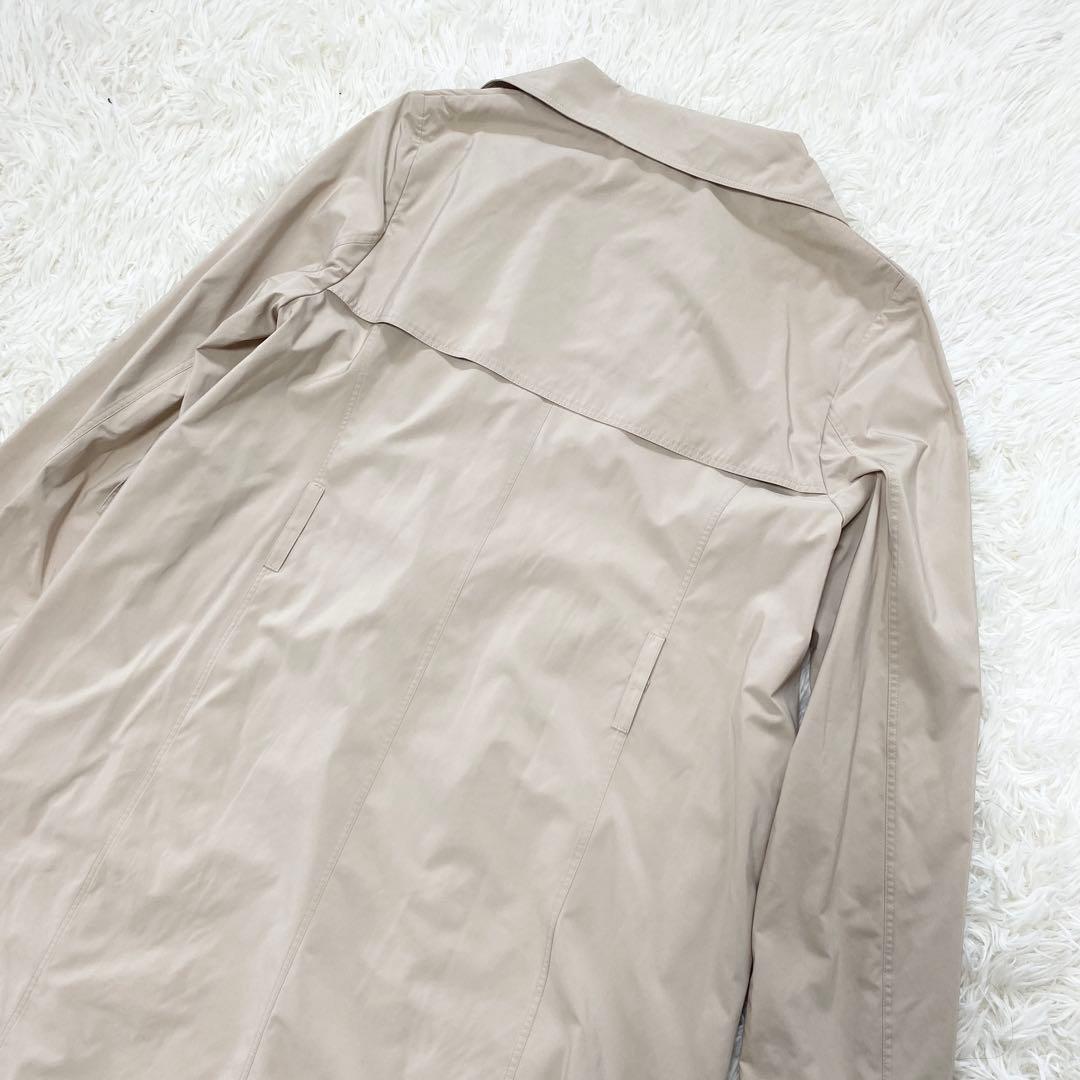 【極美品・L】マッキントッシュ　トレンチコート　ベルト　女優襟　高級生地　大きい