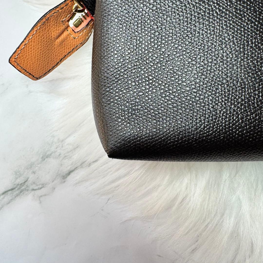 セリーヌ　celine ビンテージ　レザー　ポーチ　チェーン　ショルダー