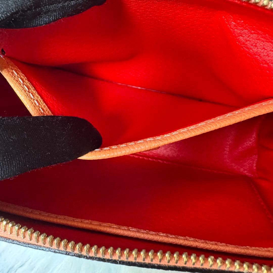 セリーヌ　celine ビンテージ　レザー　ポーチ　チェーン　ショルダー