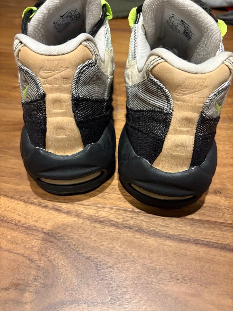 2*0様 NIKE デンハム DENHAM AIR MAX95 ネオン　イエロー