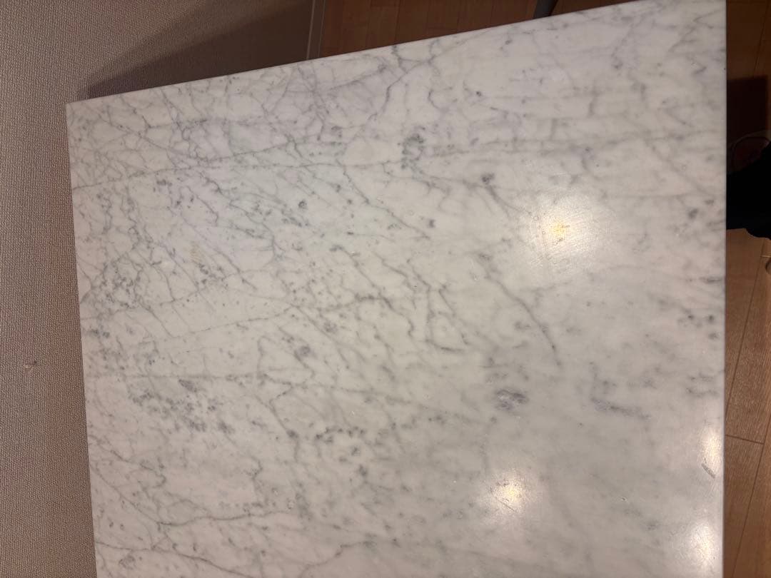 Franc Franc大理石木製ダイニングテーブル・チェロ