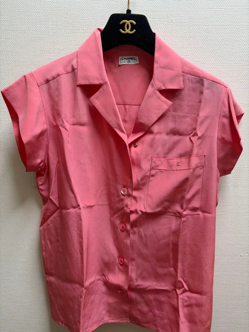 i*i様 CHANEL ピンク 半袖シャツ
