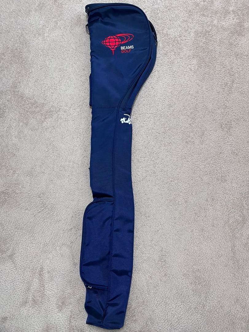 BEAMS GOLF☆ゴルフバッグ ネイビー