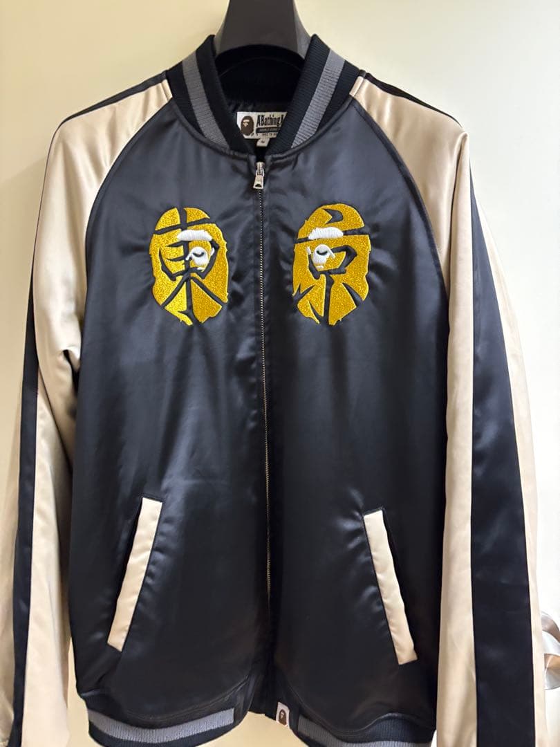 BAPE SOUVENIR JACKET エイプ スカジャン M 日本限定 刺繍