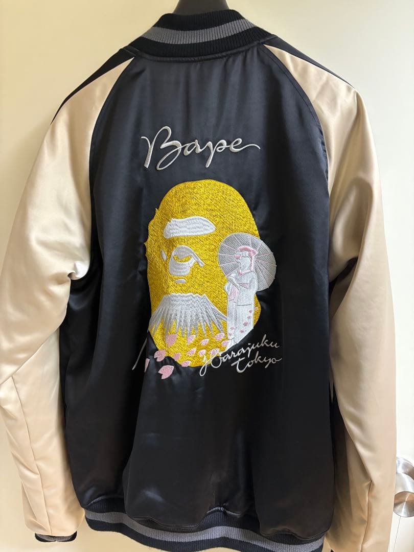 BAPE SOUVENIR JACKET エイプ スカジャン M 日本限定 刺繍