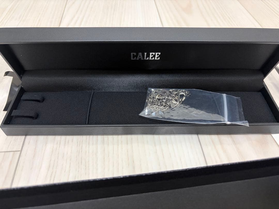 アクセサリー CALEE SILVER SNAKE WHEEL NECKLACE