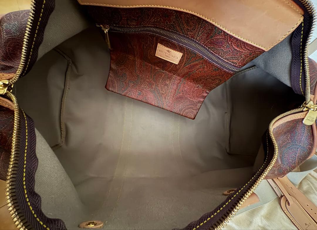 ETRO エトロ ボストンバッグ ペイズリー柄