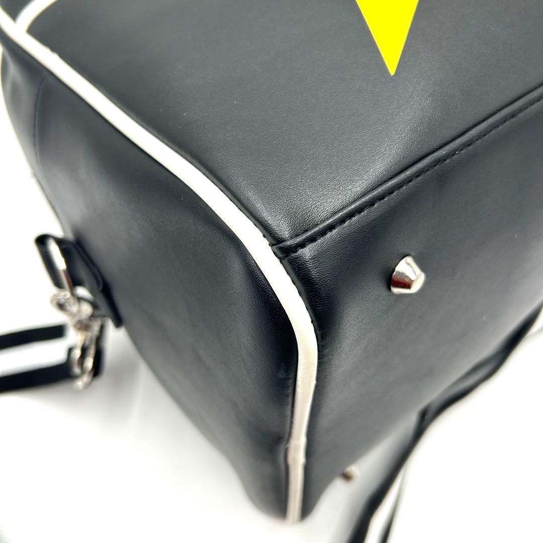 【極美品】ガルフィー レザーボストンバッグ 2way 犬ロゴ