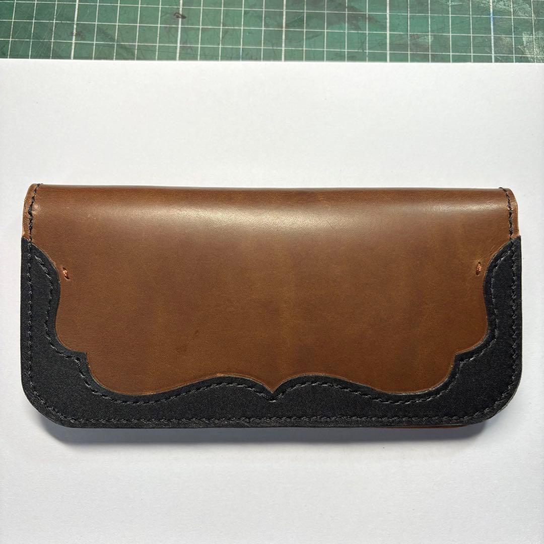 ハンドメイドレザーロングウォレット