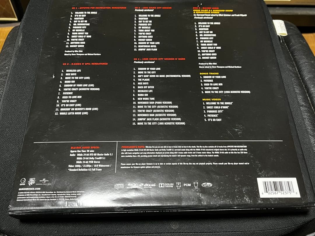 洋楽 APPETITE FOR DESTRUCTION SUPER DELUXE ED