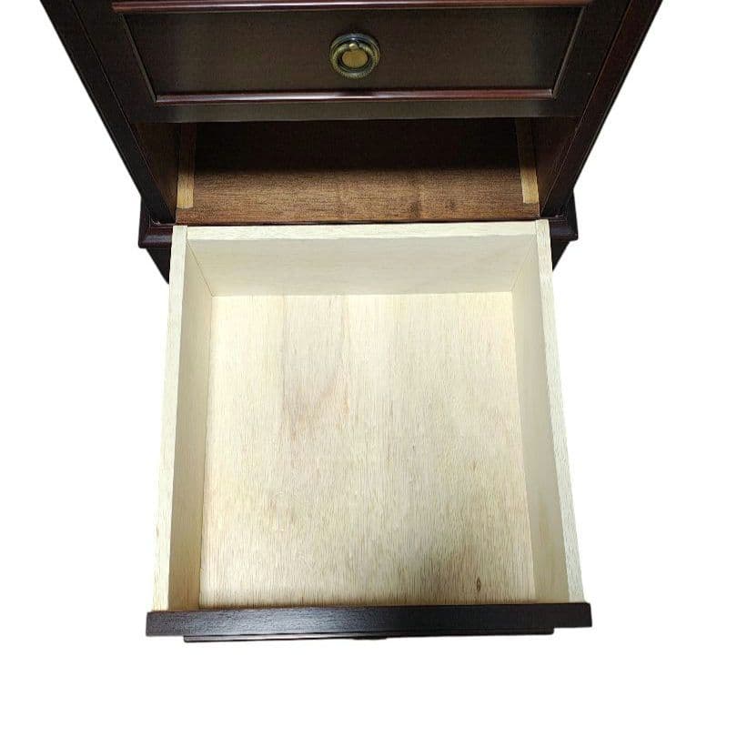 東海家具 ナイトテーブル ベッドサイドテーブル 3段チェスト