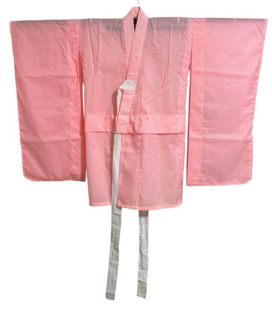 luire 四つ身着物・長襦袢、帯、小物セット　赤～えんじ色