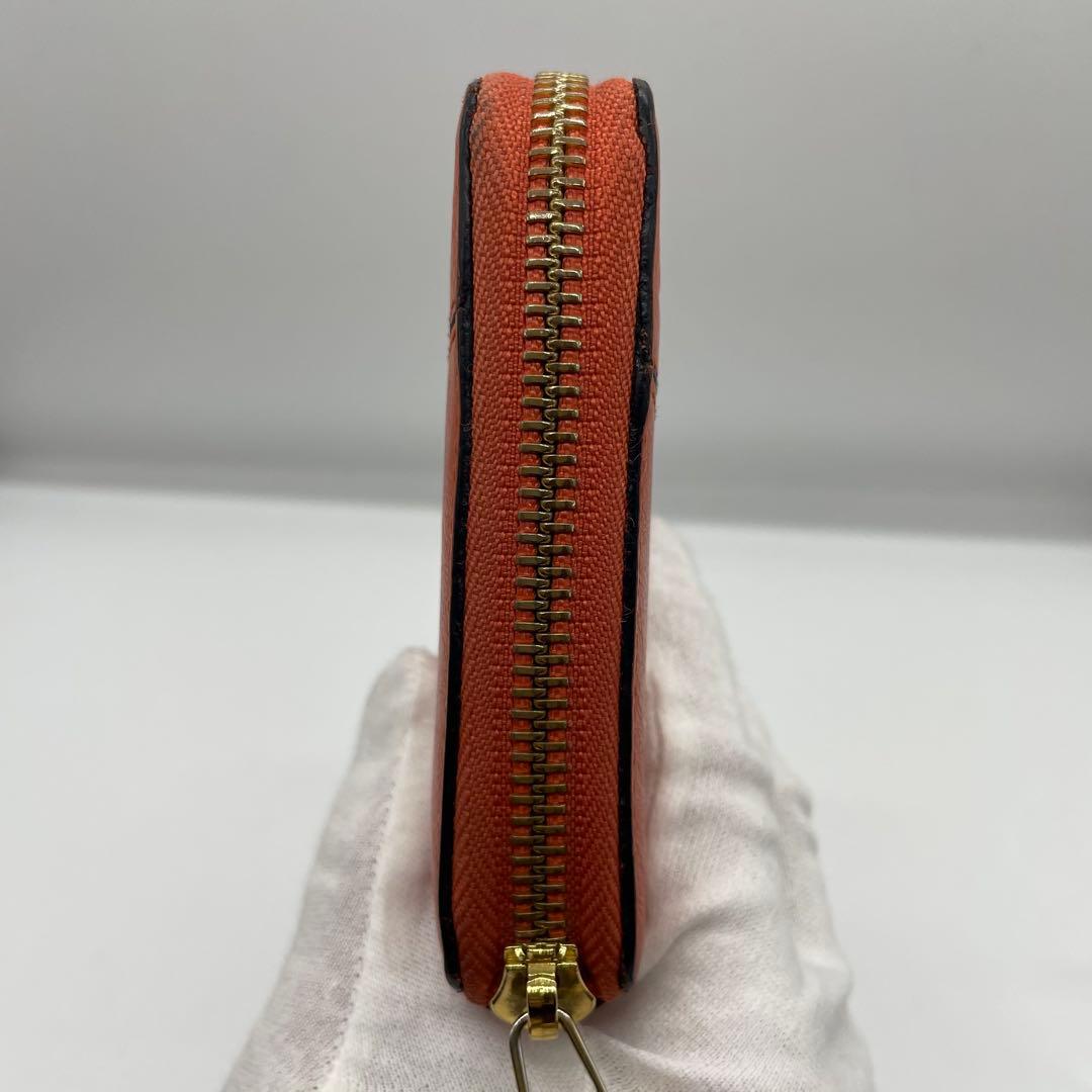 【良品】 LOEWE ロエベ パズル ラウンドファスナー 折り財布 w6