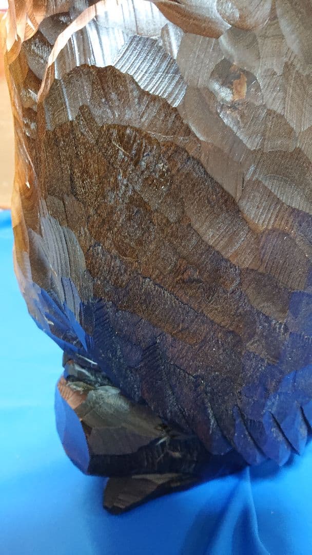 フクロウ － 置物・木彫り・守り神・開運