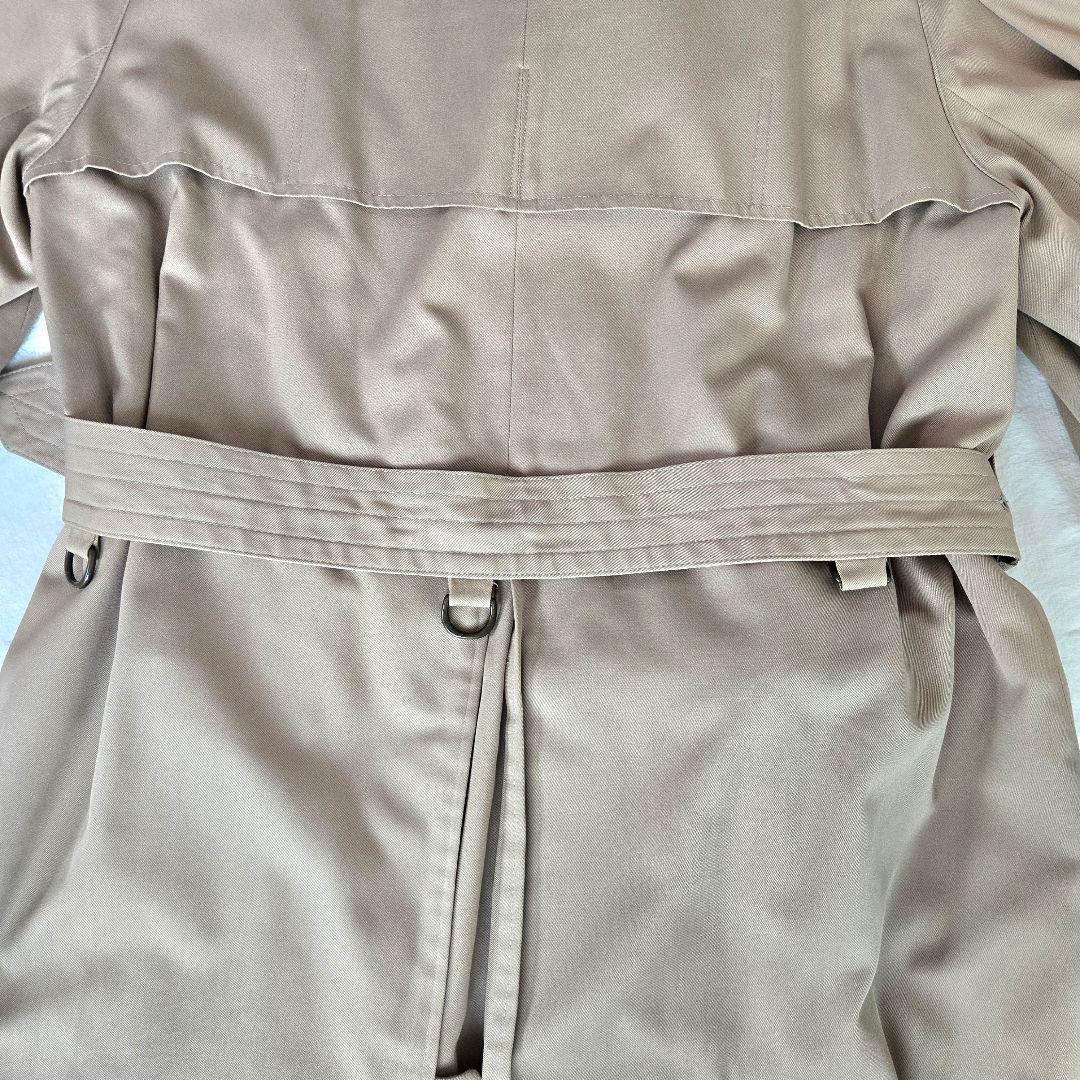 Aquascutum ベージュ トレンチコート L　メンズ　美品　ビジネス　高級