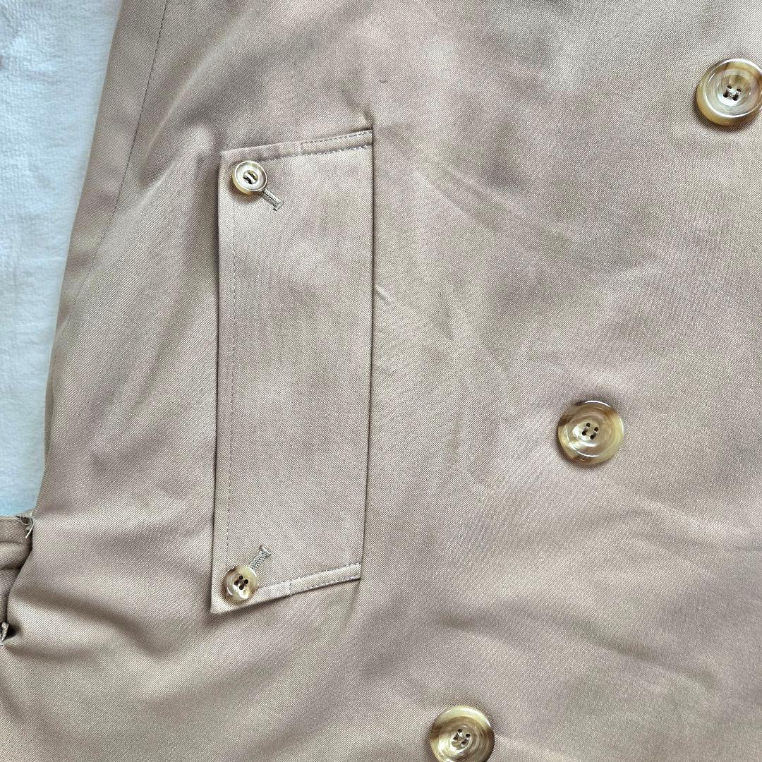 Aquascutum ベージュ トレンチコート L　メンズ　美品　ビジネス　高級