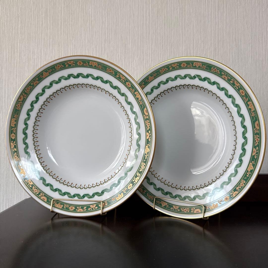 希少　リチャードジノリ　インペロコンテッサネロ　高級ライン　パスタプレート　２枚