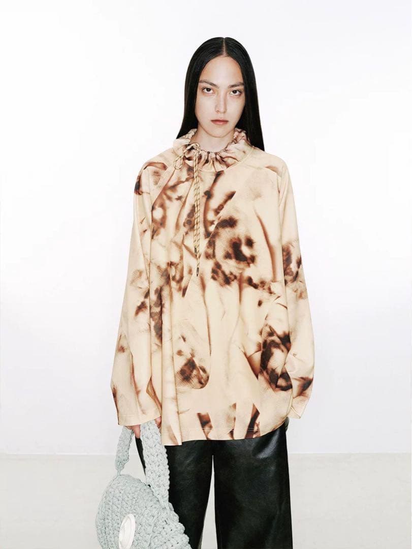 V*6様 NUTEMPEROR ドローストリング錆びグラフィックロングスリーブス