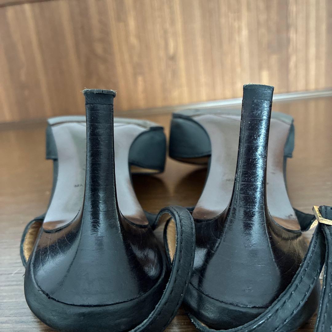 LOUIS VUITTON ブラック ハイヒールパンプス　37（24cm）