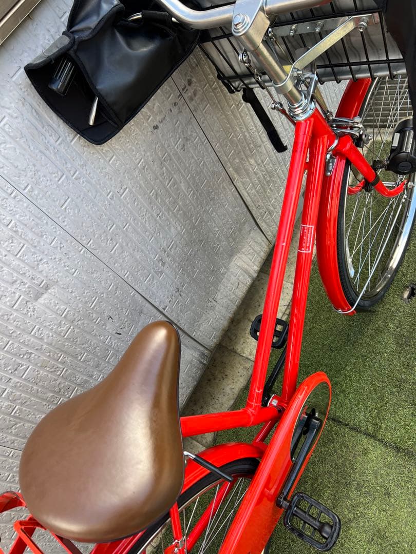 郵便局　丸石　自転車　郵便自転車　〒　26インチ