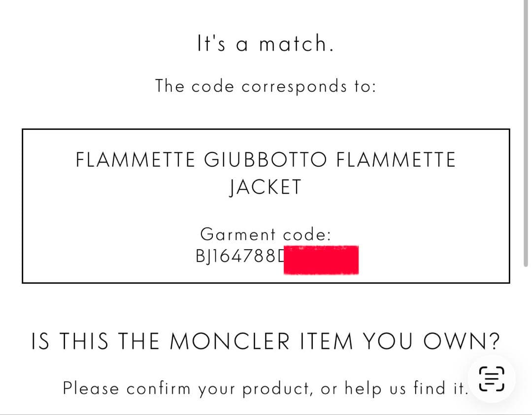 MONCLERフラメッテFLAMMETTE GIUBBOTTOダウンジャケット