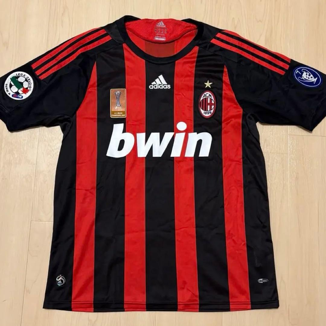 【フルパッチ】AC Milan 08/09 KAKA 22番 ユニフォームセット