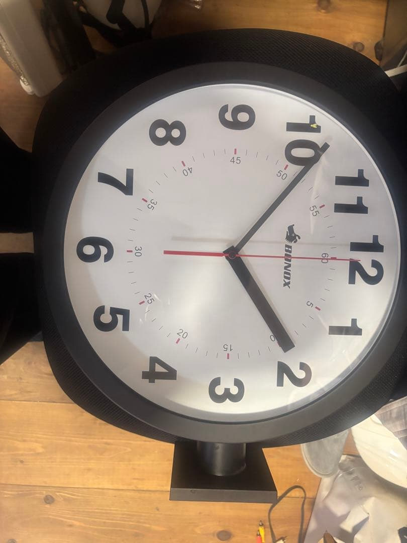 BONOX / DULTON 両面ウォールクロック S82429BK ブラック