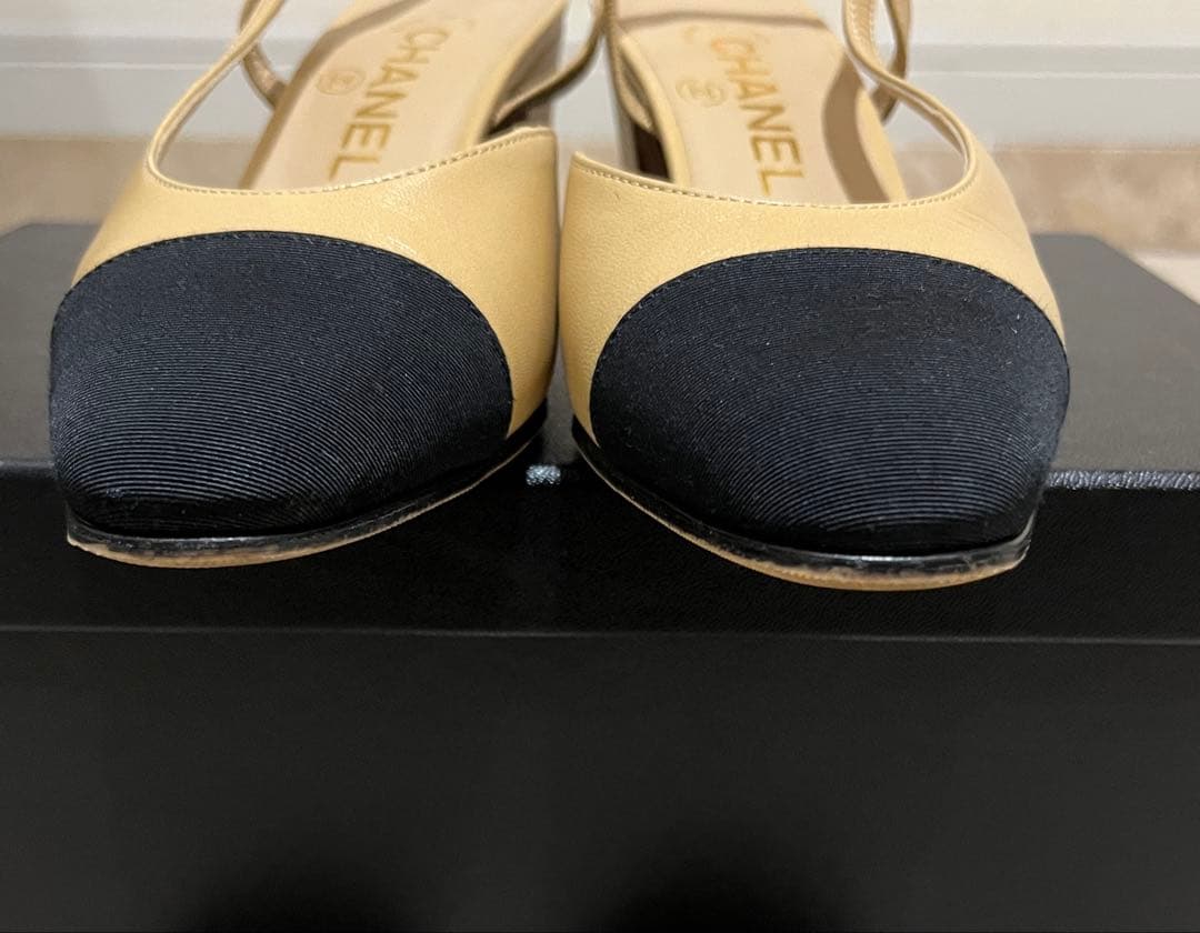 n*u様 (美品】CHANEL スリングバックシューズ　35.5