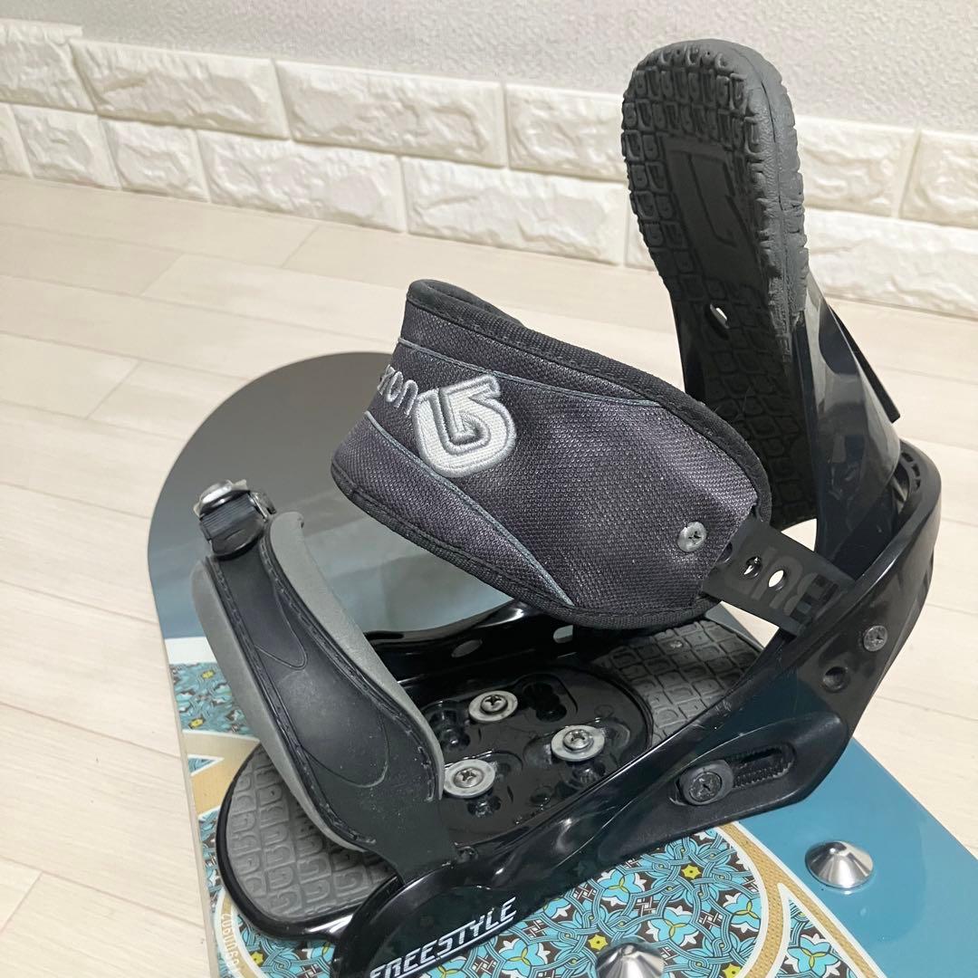 バック付/BURTON Luxバートンスノーボードセット147/バインディングM