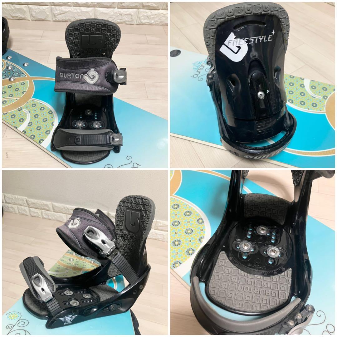 バック付/BURTON Luxバートンスノーボードセット147/バインディングM