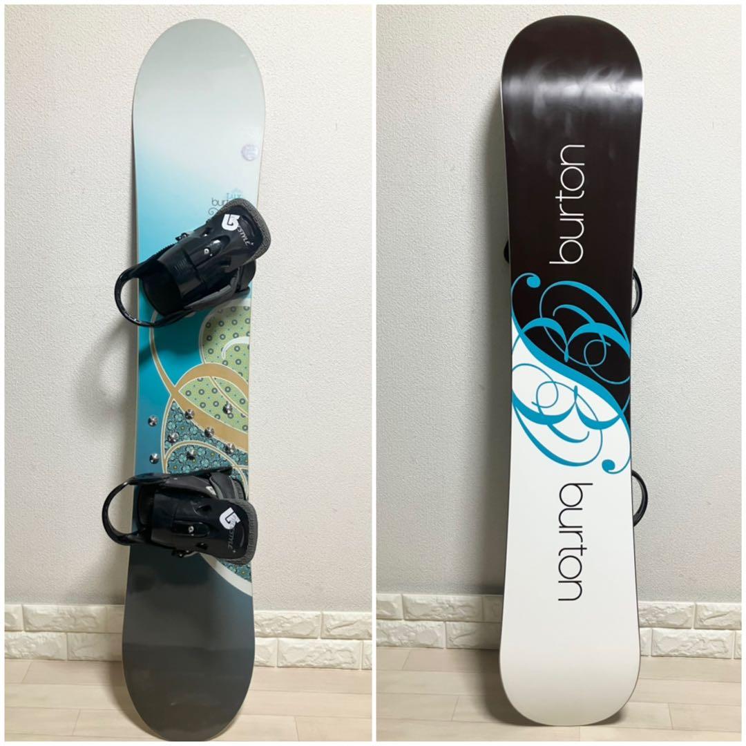 バック付/BURTON Luxバートンスノーボードセット147/バインディングM