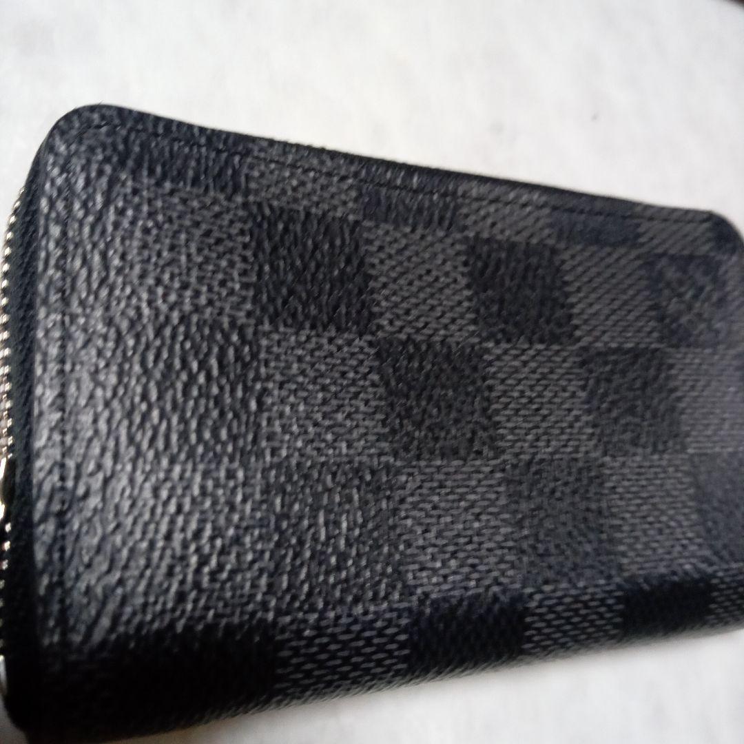 Louis Vuitton ブラック レザー ダミエケース