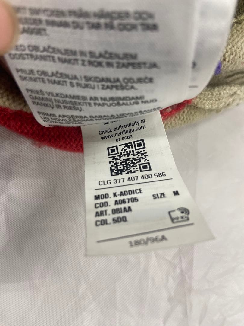 DIESEL K-ADDICE アーガイル カーディガン タイダイ M