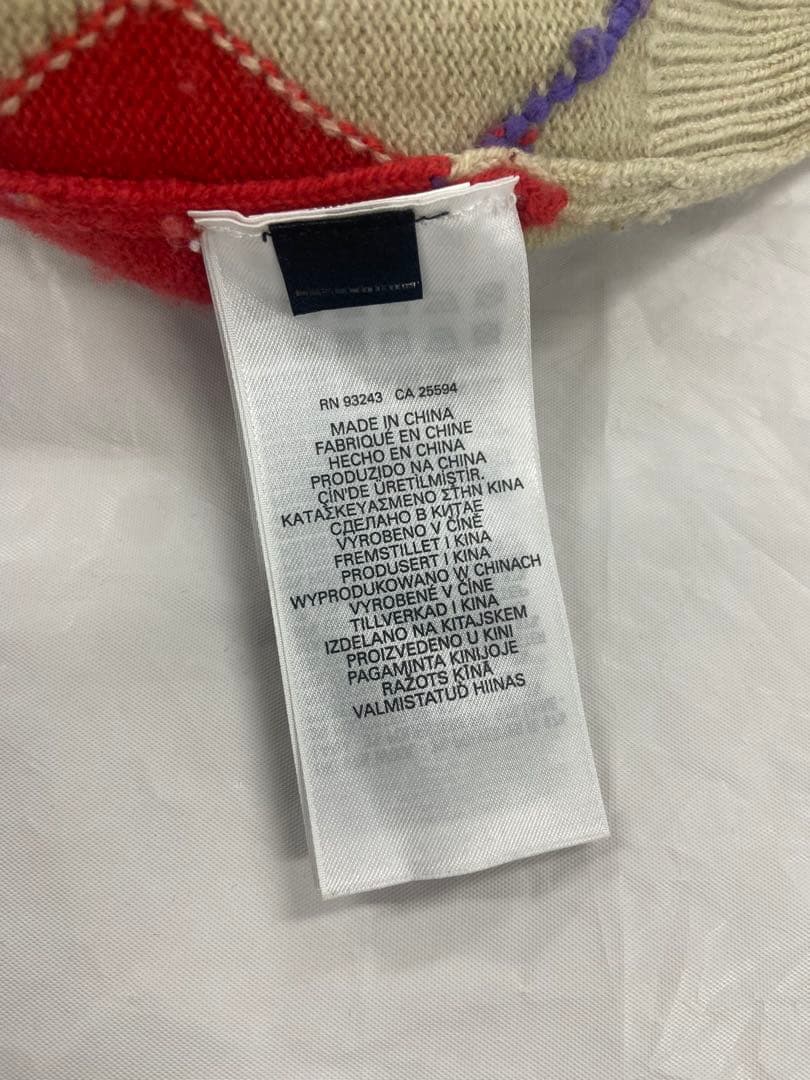 DIESEL K-ADDICE アーガイル カーディガン タイダイ M