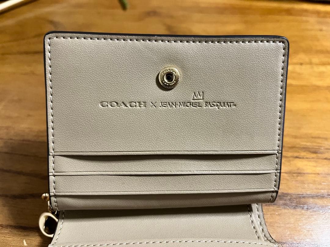 COACHバスキアコラボ　二つ折り財布