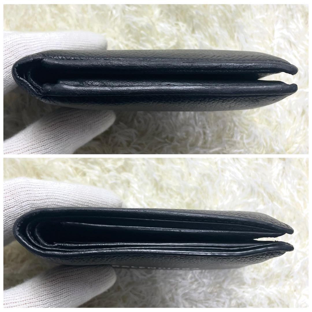 付属品完備 バレンシアガ エブリデイ 二つ折り財布 ブラック