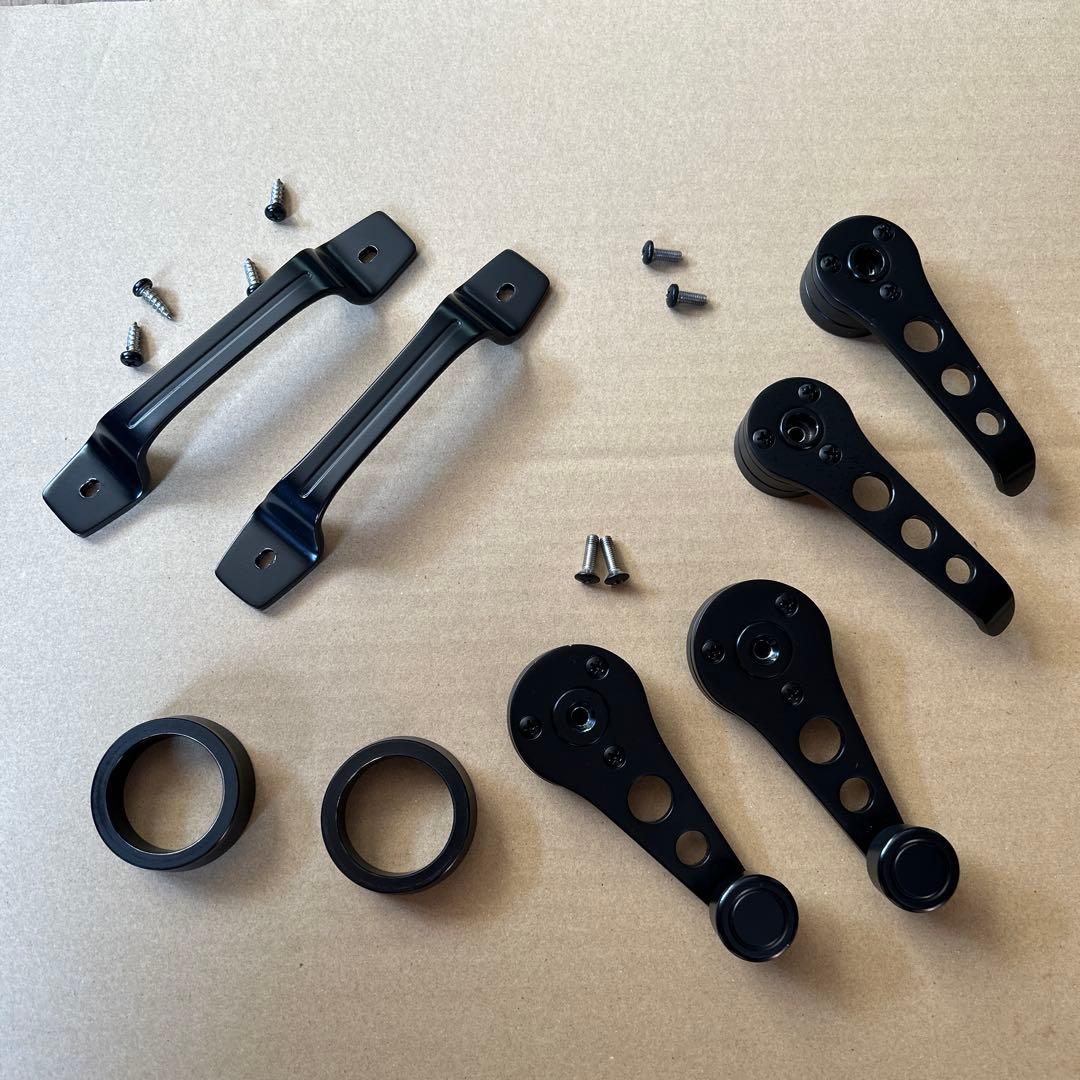 ローバーミニ用アルミ製 ドアハンドルセット