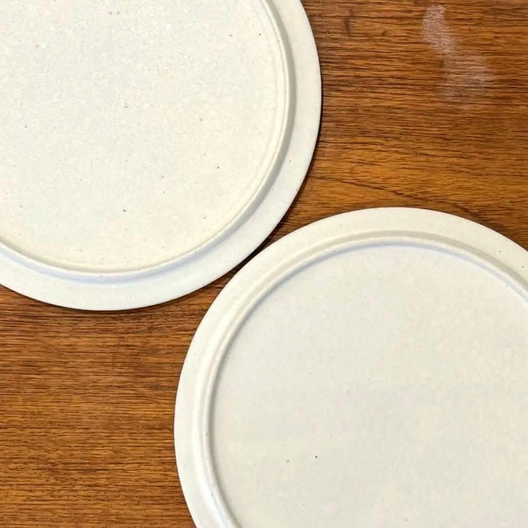 船串篤司 リム皿 白 24cm 2枚セット