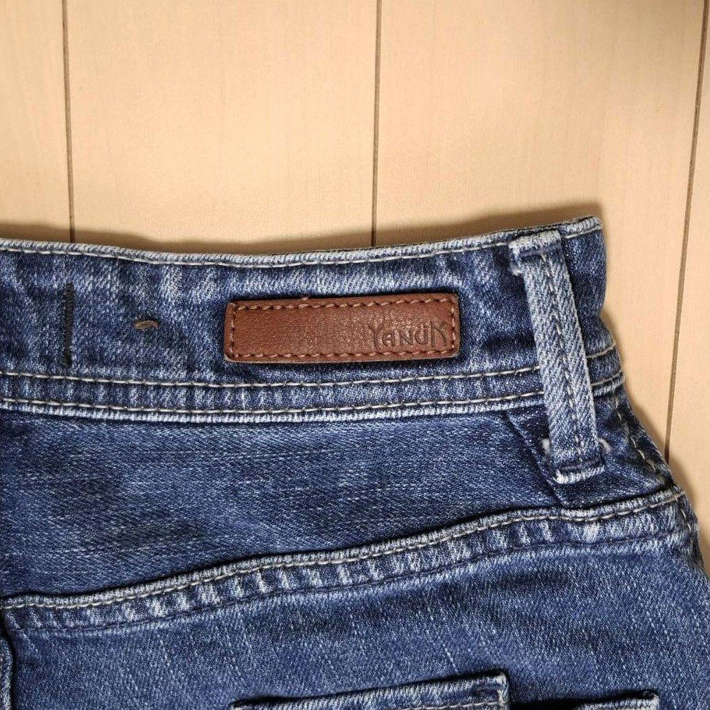 ともちゃんさん専用*【美品】YANUKワイドフレア カットオフ アメリカンブルー