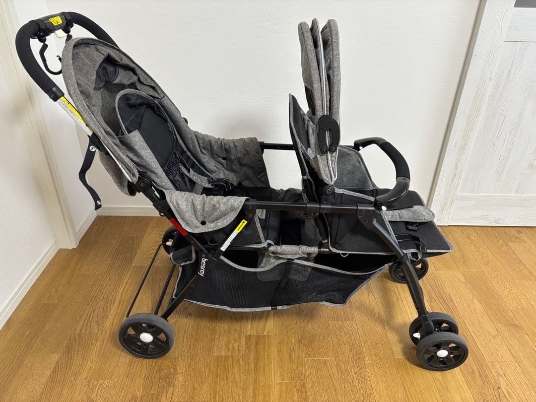 besrey 2人乗りベビーカー 年子 双子に便利