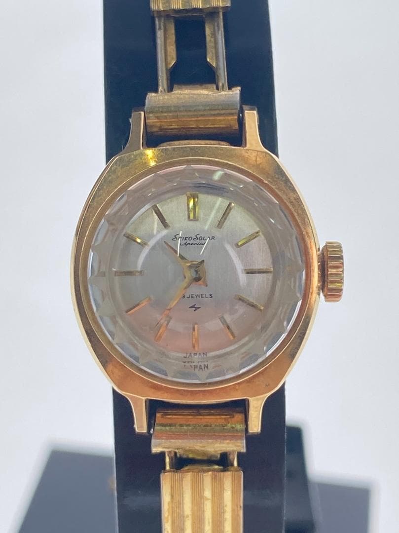 ◆SEIKO SOLAR 1040-3010 23石 セイコー腕時計 09122