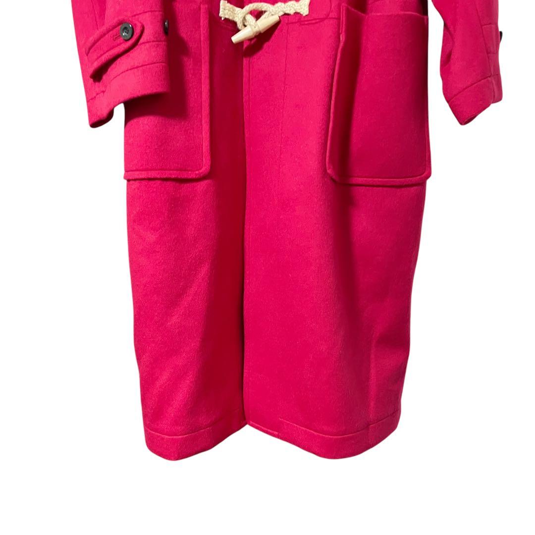 新品 超ロング ダッフルコート レッド
